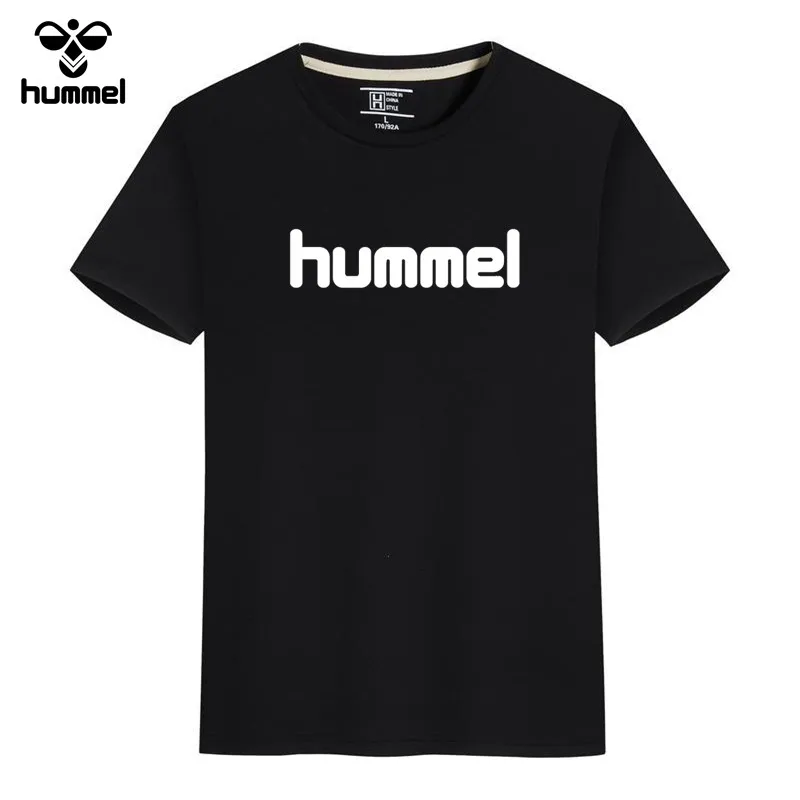 2024 Brand HUMMEL Men's T-shirt Crew Neck Short Sleeve T-shirt Men's Casual T-shirt Fashion Men's T-shirt for Men's Clothing