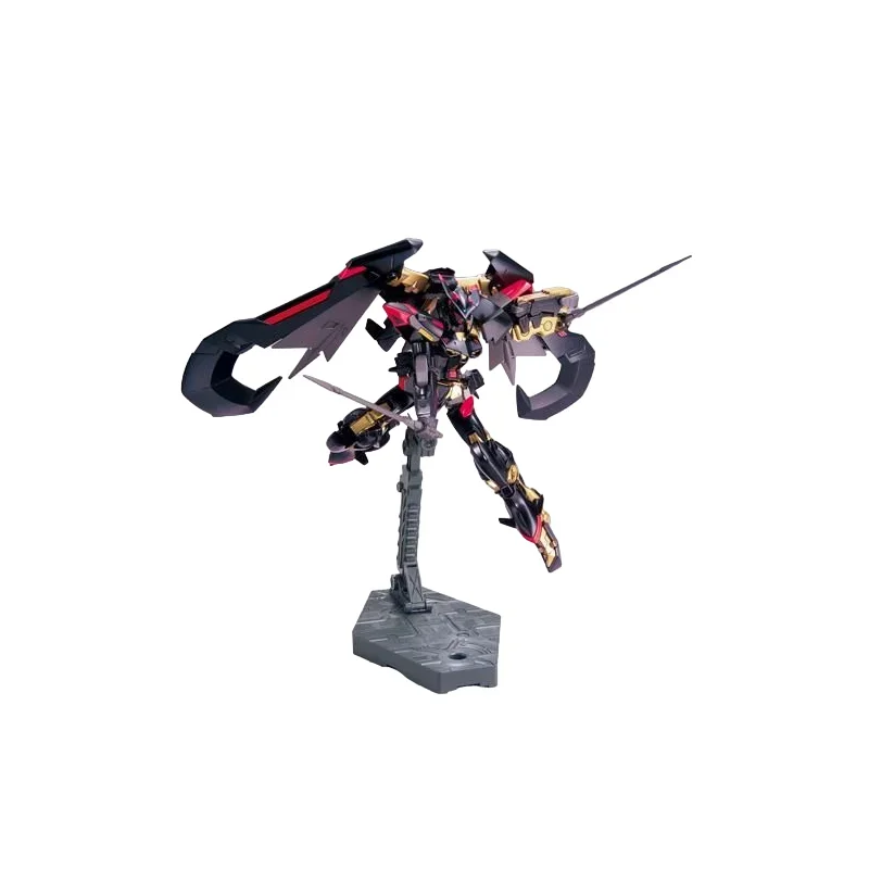 Bandai-Figura de ação Gundam Original, modelo original de Anime, HG 1: 144, ASTRAY Gold Frame, AMATSU Mini Brinquedos, presentes colecionáveis para crianças