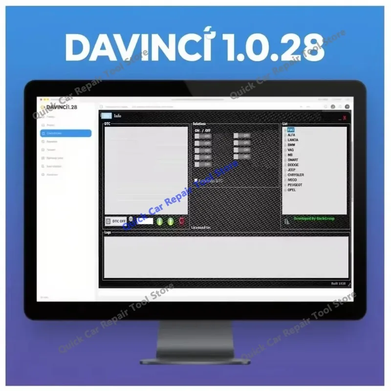 2026 for Davincie 1.0.28 pro ECU Programming Software for Automotive Diagnostics Compatible with Windows 7 Supports KESS/KTAG - view 2