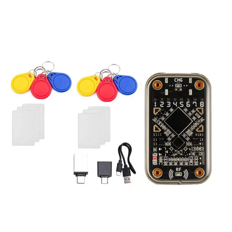 【top-deals】chameleon-ultra-rfid-smart-chip-reader-6xuid-keychain-cuid-card-contactless-smart-card-emulator-125k-1356m-decode