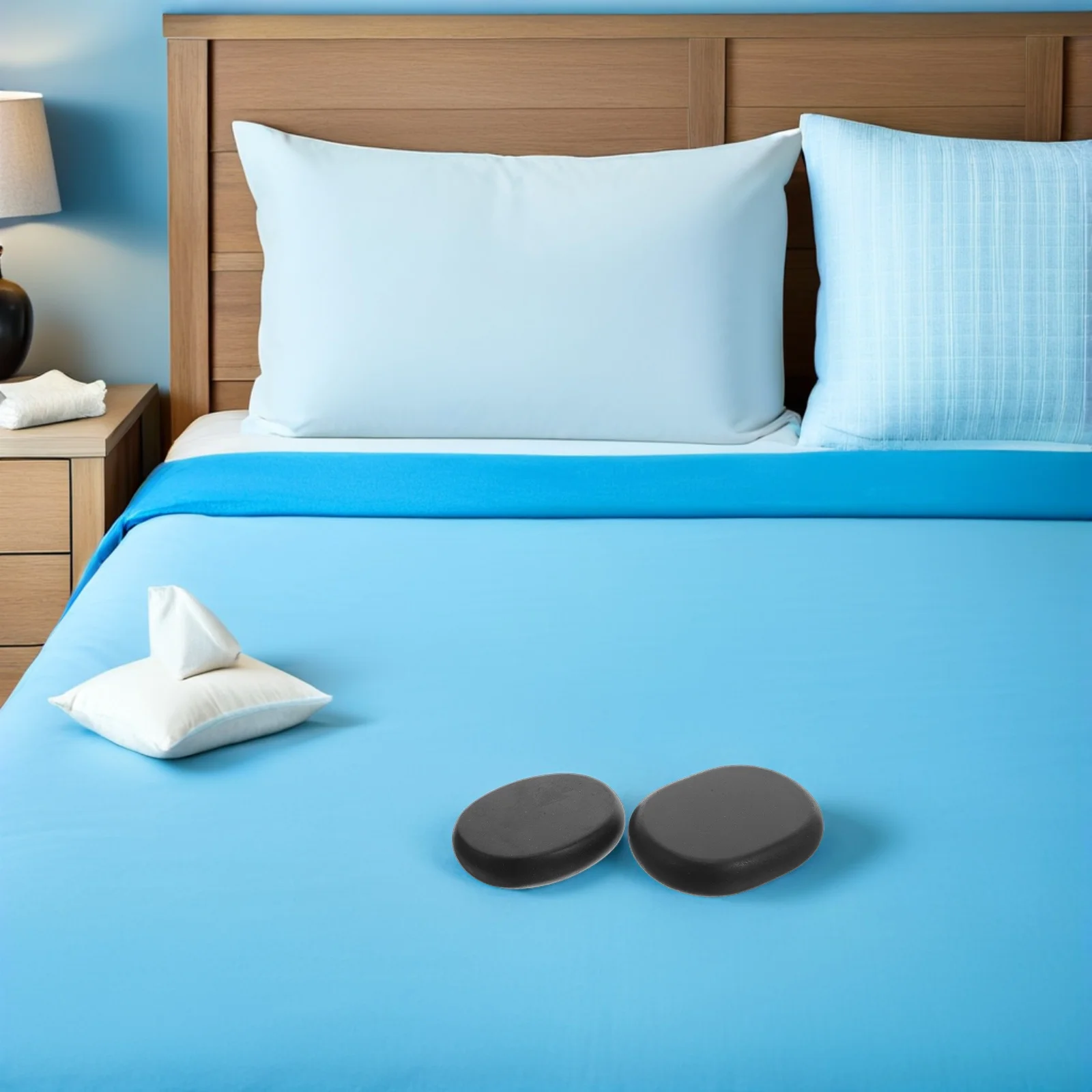 

8Pcs Natural Basalt Hot Stones Massage Tools for Back Therapy and Blood Circulation Hot Stones Aromatherapy Rocks