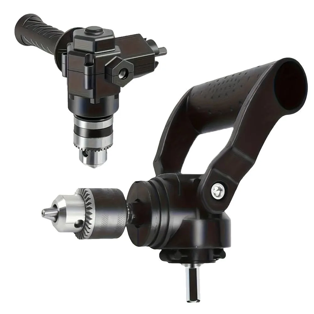 

90 Degree Right Angle Drill Adaptor Aluminum Alloy Corner Extension for Electric Drills