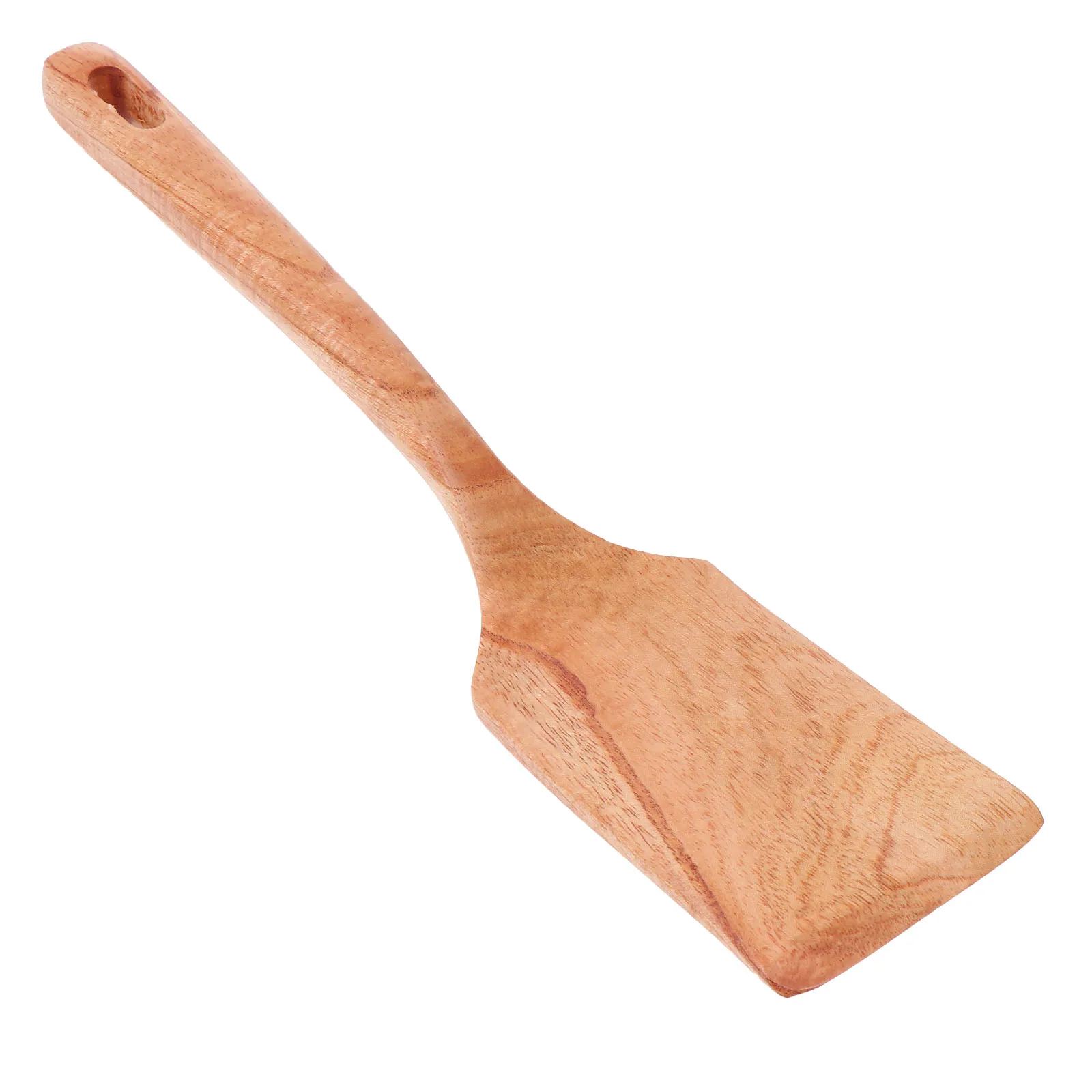 

Wooden Curved Shovel Small Yellow Cooking Spatula Non Stick Kitchen Turner H Polished Hanging Storage Kitchen Supplies