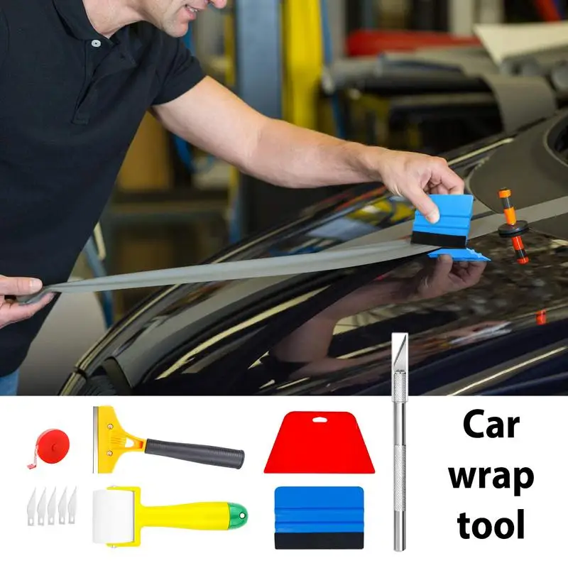 

Wallpaper Smoothing Tool Kits Hand Tool Application Kits Reusable Multi Function Smoothing Tool Set For Car Soundproofing Mats