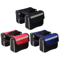 Bicycle Front Tube Bags Mobile Phone Case Waterproof Saddle MTB Cycling Pouch MTB Bag Pack Bicycle Accessories