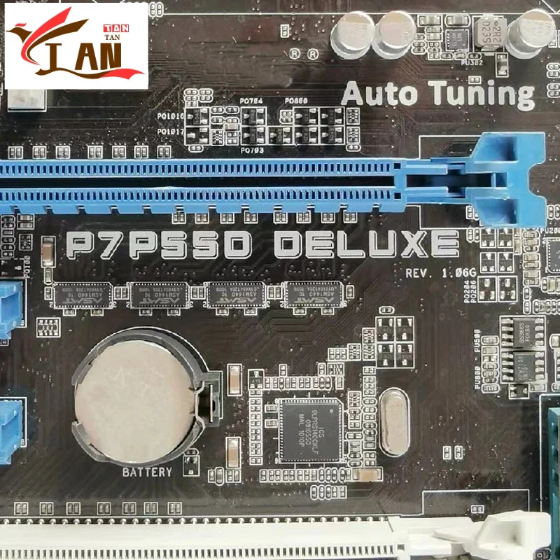 Para P7P55D DELUXE placa base 16GB SATA II USB2.0 LGA 1156 DDR3 ATX P55 placa base 100% probado completamente funciona TAN