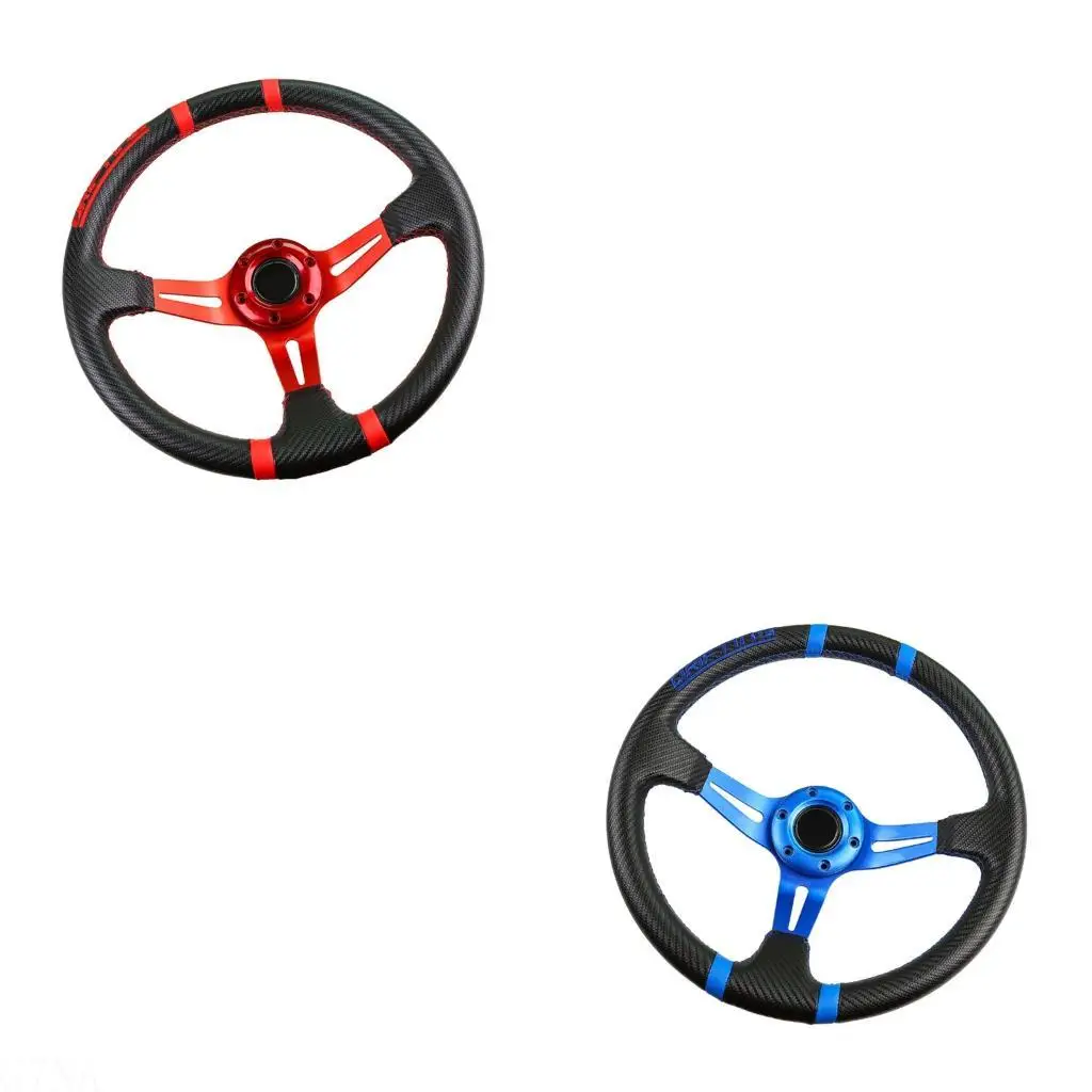G7NA Ergonomic Hurrying Steering Carbonfiber Embroidery Not Slip Handle Global Application