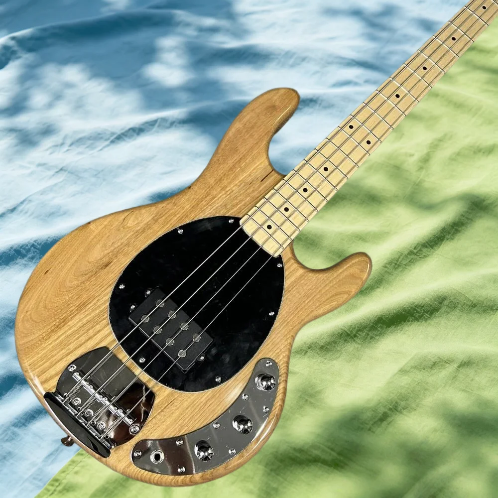 

39 Inch Wood Bass STSS Personalized Customization Elm Wood Body Neck Maple Neck Sound Blues Jazz Pop Electric Guitar Rock Music