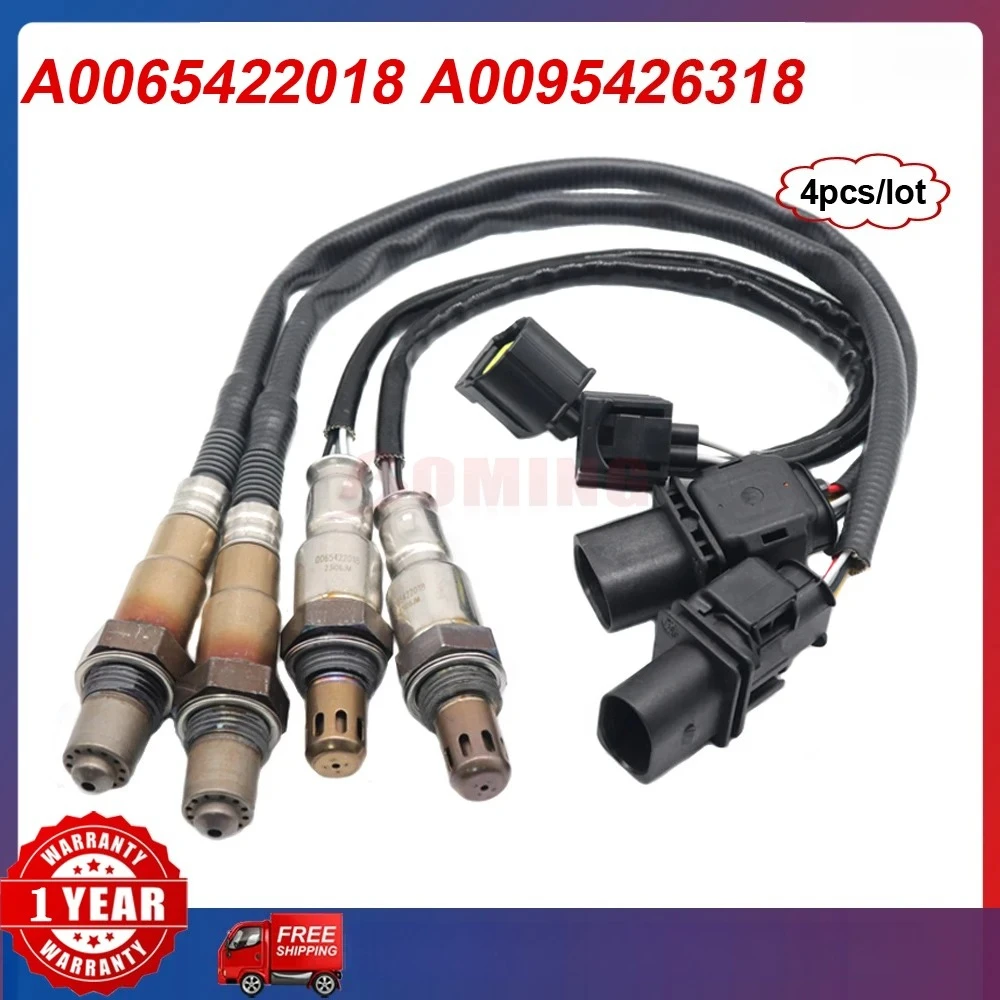 

Лямбда-зонд кислорода O2 вверх и вниз A0065422018 A0095426318 4 шт. для Mercedes-Benz C350 CL63 CLS63 AMG E350 E400, новый