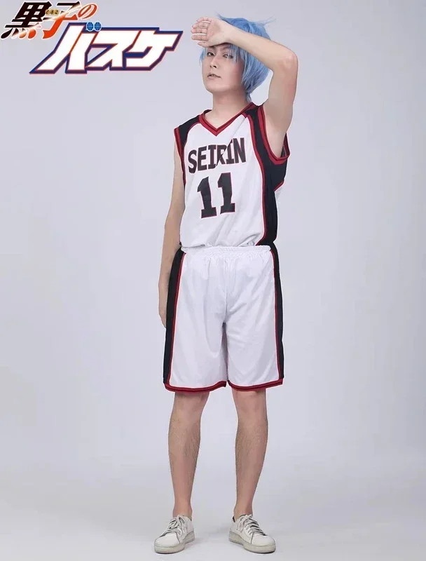 Kuroko no Basket Basuke Anime Cosplay Uniform SEIRIN Basketball 10 11 Kagami Taiga Jersey Set Sportswear T-shirt Shorts Costume