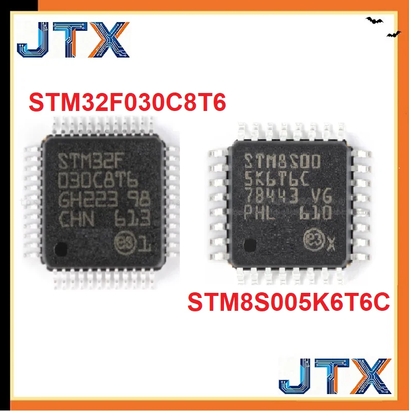 5PCS/LOT STM8S005K6T6C 8S005K6T6C LQFP-32 STM32F030C8T6 32F030C8T6 LQFP-48  New Original