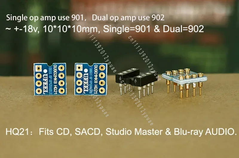 HQ21 HiFi OP Amp Upgrade Adapter Socket OU901MK8 OU902MK8 MK9 Converter Board for Preamp CD Player Decoder
