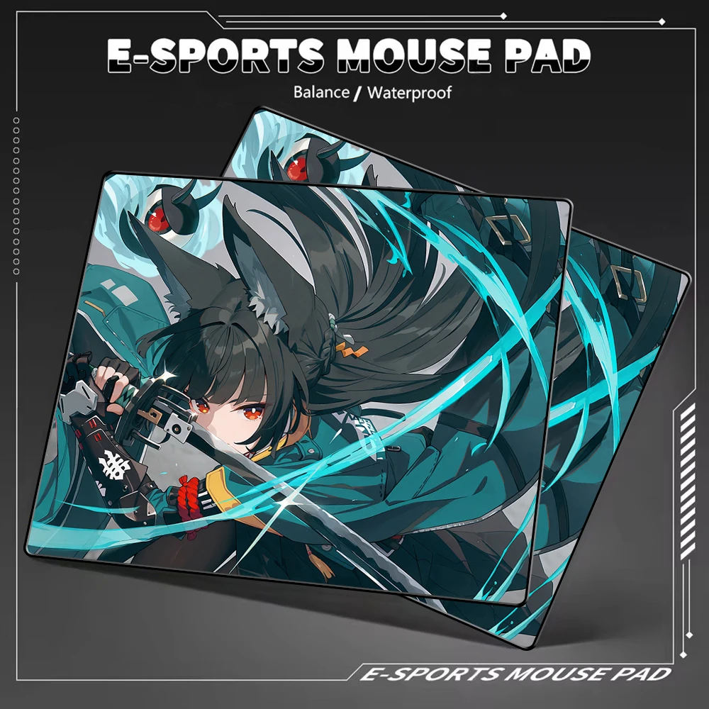 

Hoshimi Miyabi Gaming Mouse Pad Zenless Zone Zero Balance Non-Slip Mousepad Gamer Professional E-Sports Mouse Mat Keyboard Mat