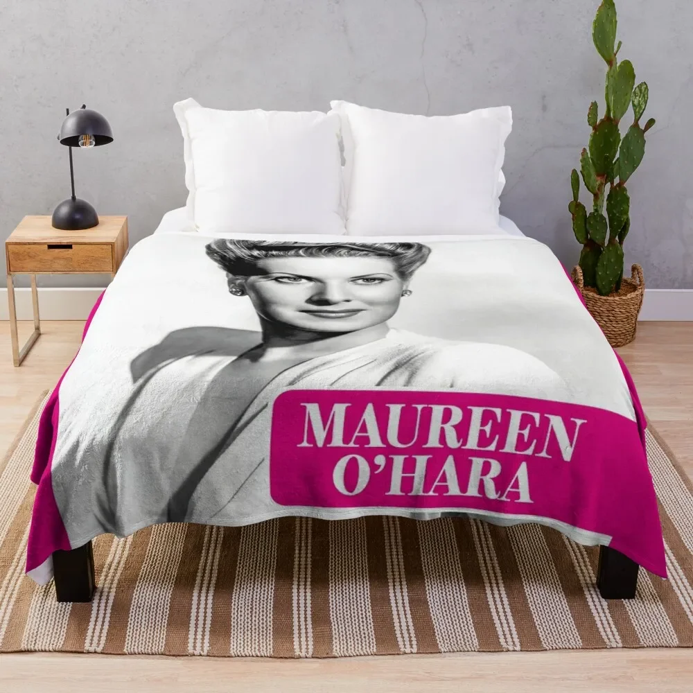 

Maureen O'Hara Throw Blanket Multi Purpose Soft Warm Blanket for Home Travel