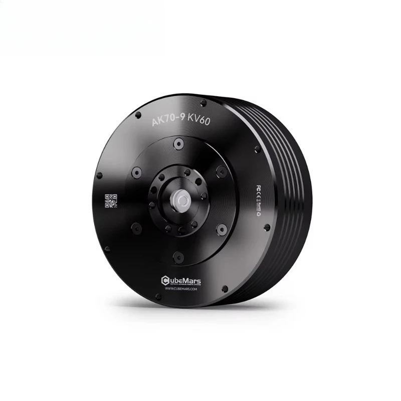 AK70-9 Permanent Magnet Integrated Servo Actuator 29.2Nm Peak Torque Dual Encoder BLDC Motor 230W IE4 Efficiency