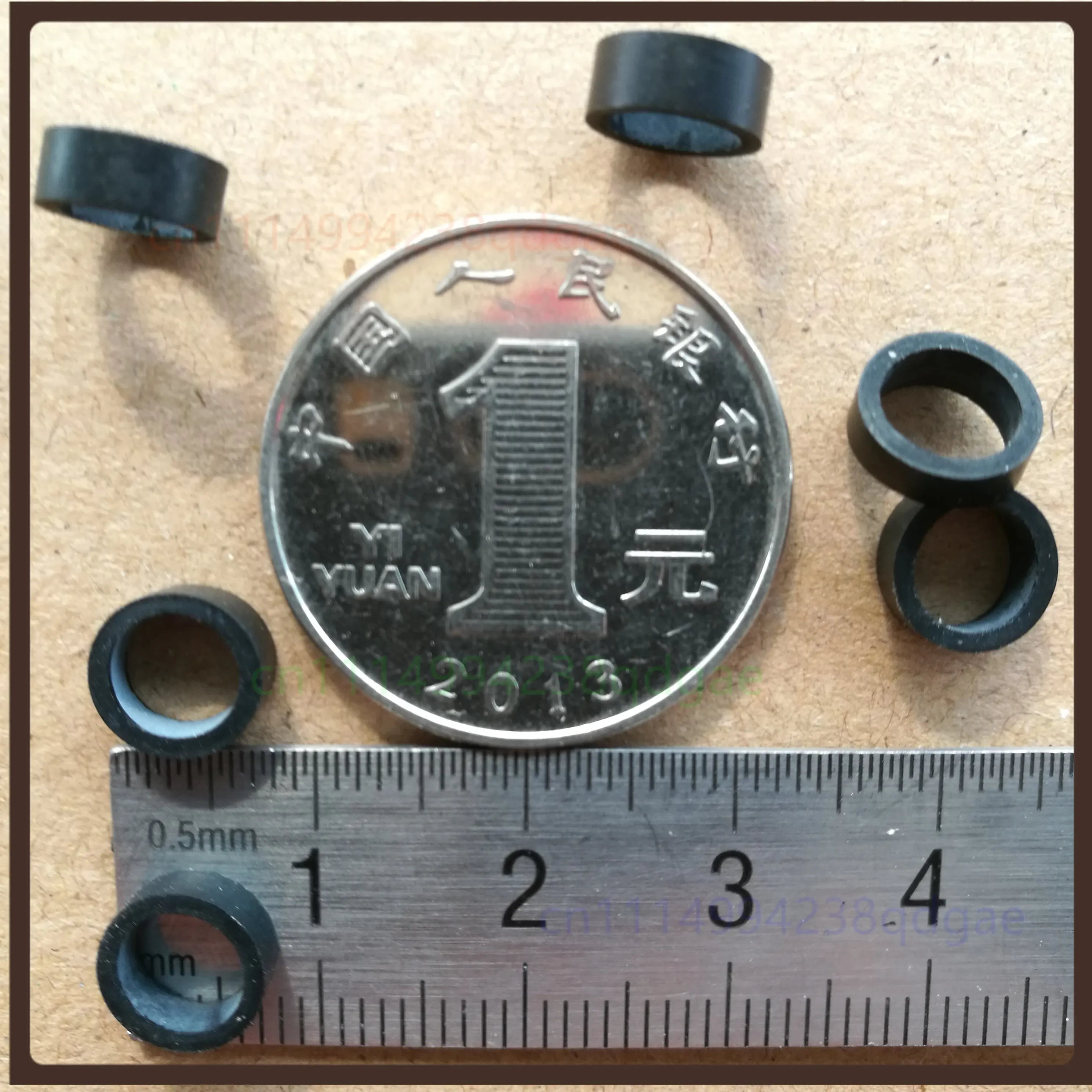 1PCS Rubber Sleeve ID6mm OD8mm H3.2mm Buffer Rubber Ring Shock Absorbing Wheel Skin Repair Parts