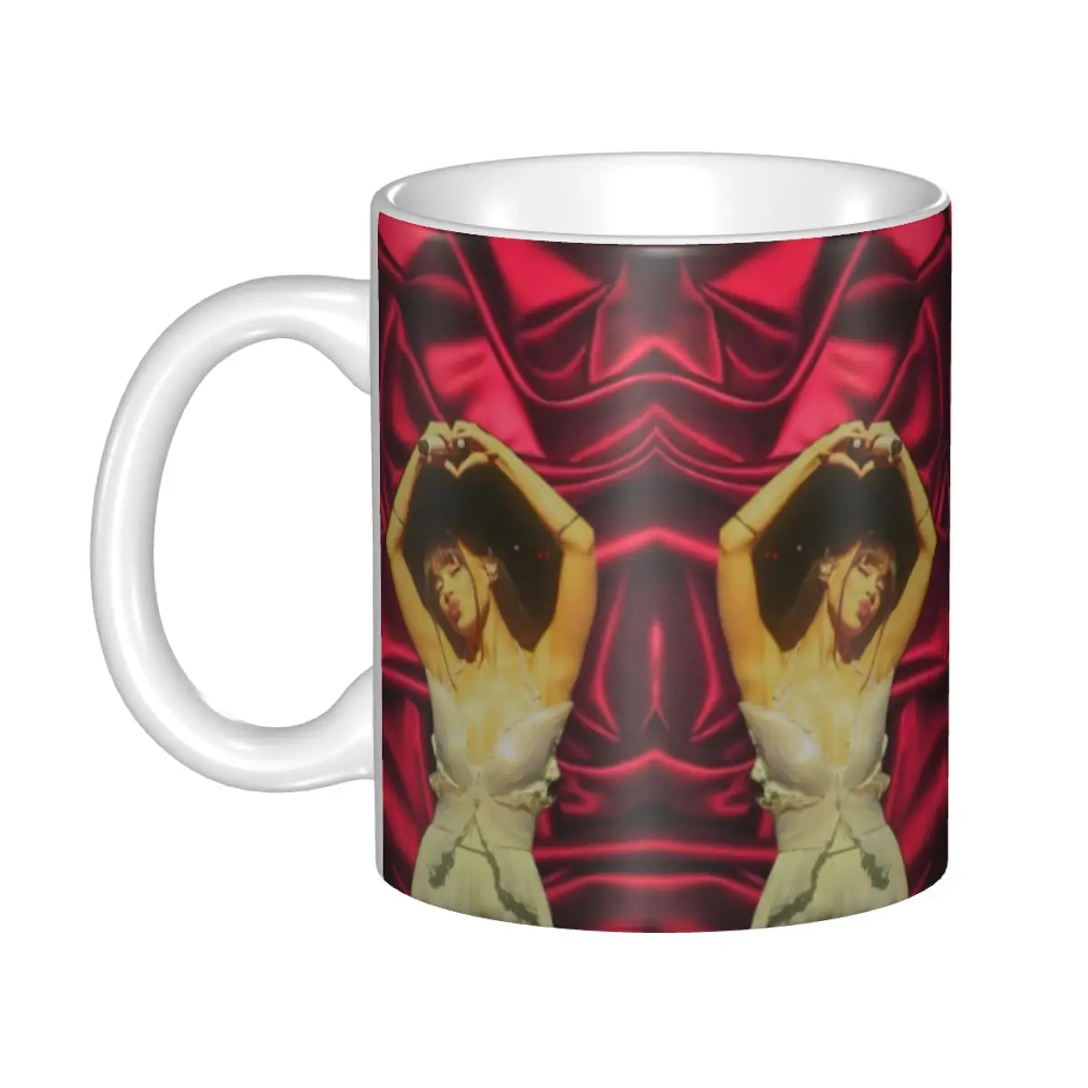 Custom A-Ayliva Cool Singer Coffee Mugs DIY Pop Music Ceramic Mug Cup Creative Present