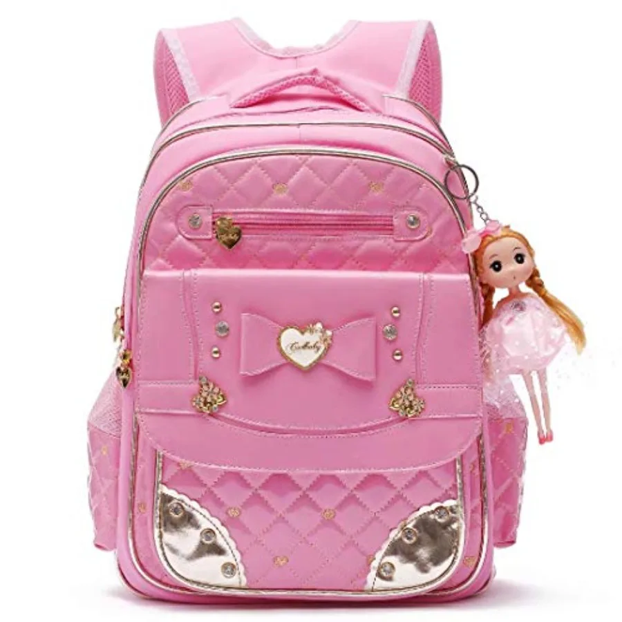 

Backpack for Girls, Waterproof Backpacks School Bag Toddler Bookbags Cute Travel Daypack,A