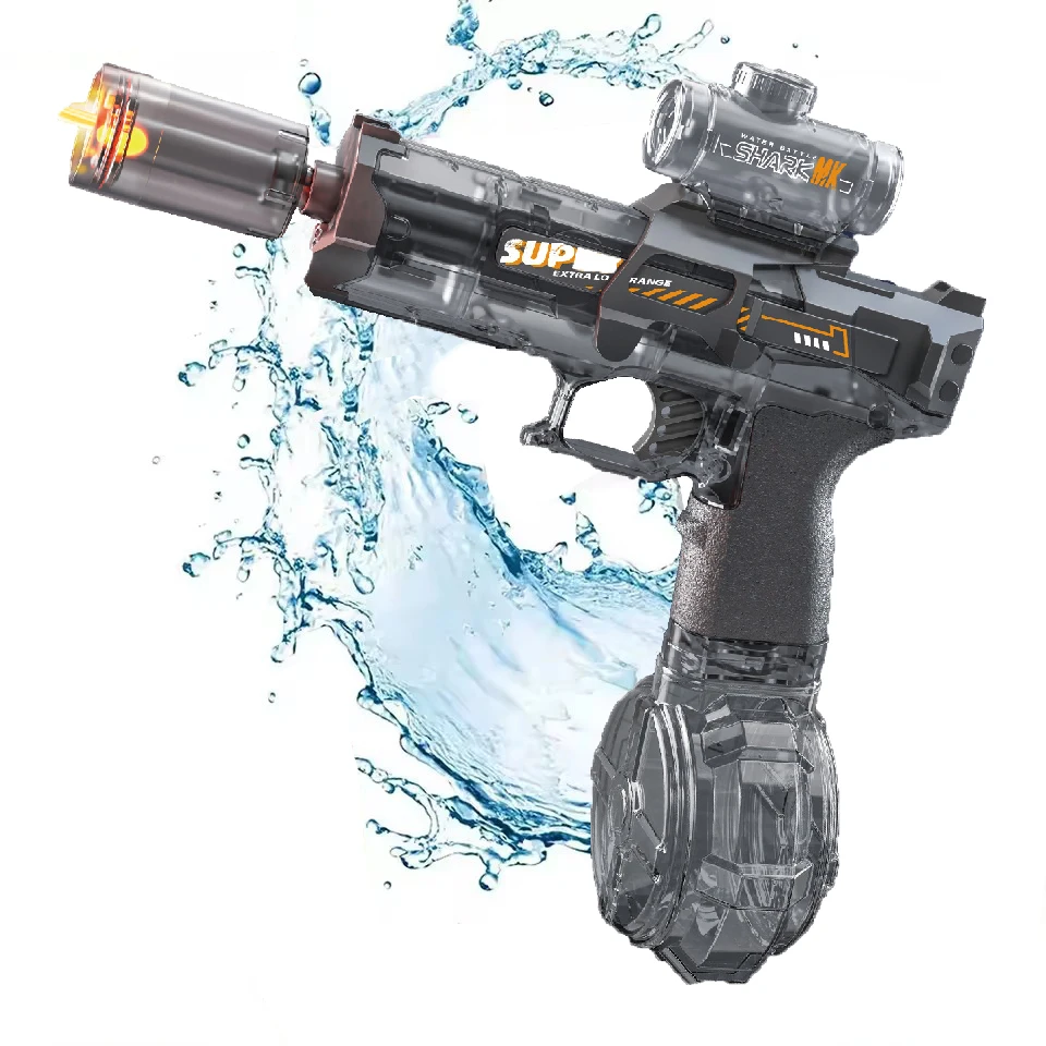 Elektrische Wasserpistole Spielzeug mit LED-Licht emittierende automatische Sensor Lichter Wasserpistole Sommer Outdoor Strand Pool Spielzeug für Kinder