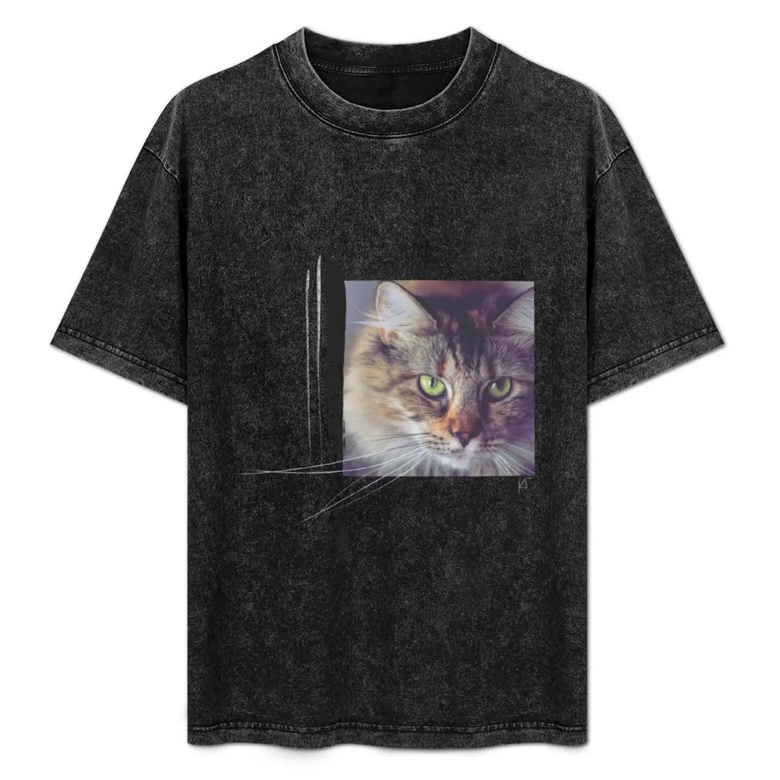 

Macy Whiskers T-Shirt Fashion Print Casual Short Sleeve