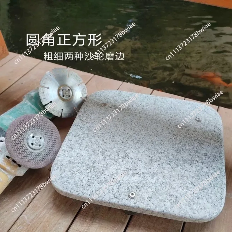 New arrival fish pond purification bottom suction cover granite stone bottom cover anti-suction fish cover