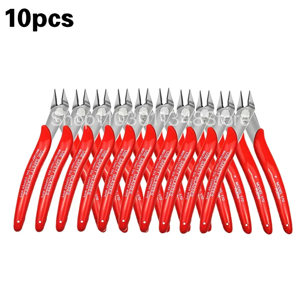 1/5/10Pcs 170 Wishful Clamp DIY Electronic Diagonal Pliers Side Cutting Nippers Wire Cutter 3D Printer Parts