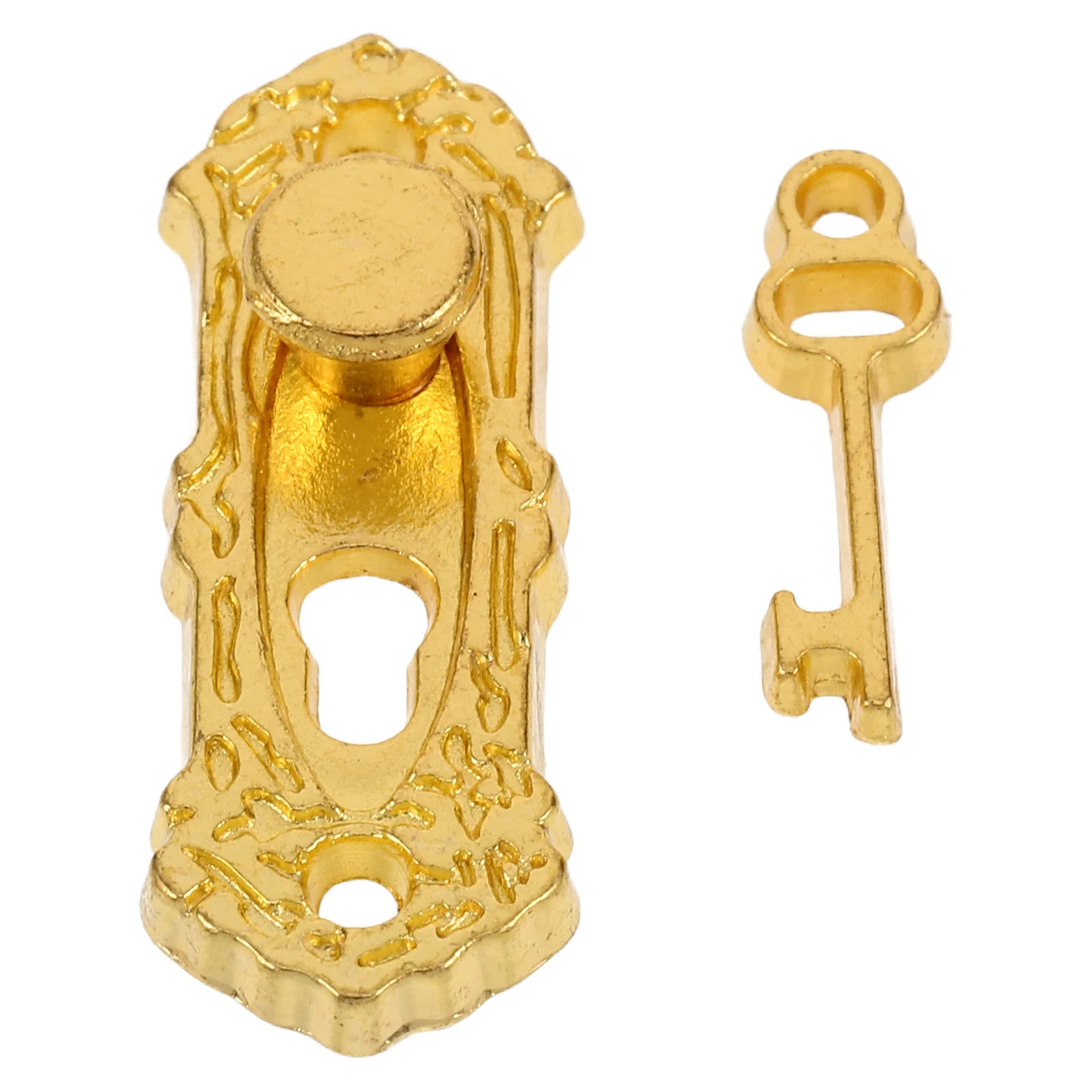 

12 pcs Dollhouse Door Lock Keys 1:12 Scale Miniature Furniture Hardware Building Kit Realistic Finish Exquisite
