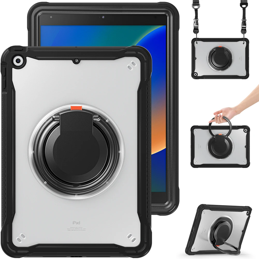 

Portable Rotate Cases For iPad 8 7 9 9th 8th 7th Tablet Case For iPad 10.2 2021 2019 2020 Cover Fundas Coque PC Stand Shell