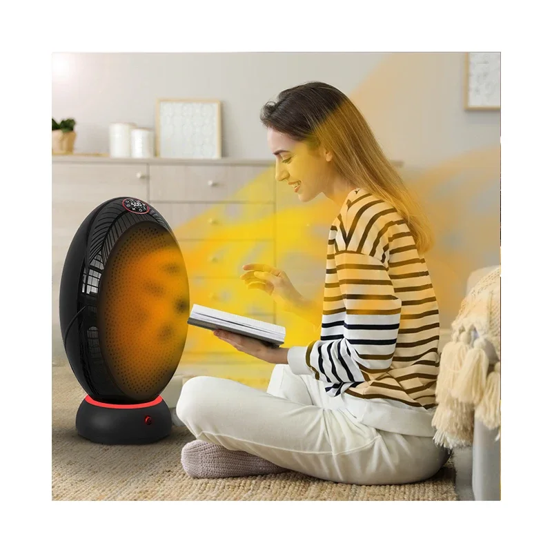 

Portable Heater Fan Small Electric Space Heater for Office with Adjustable Thermostat and Overheat Protection