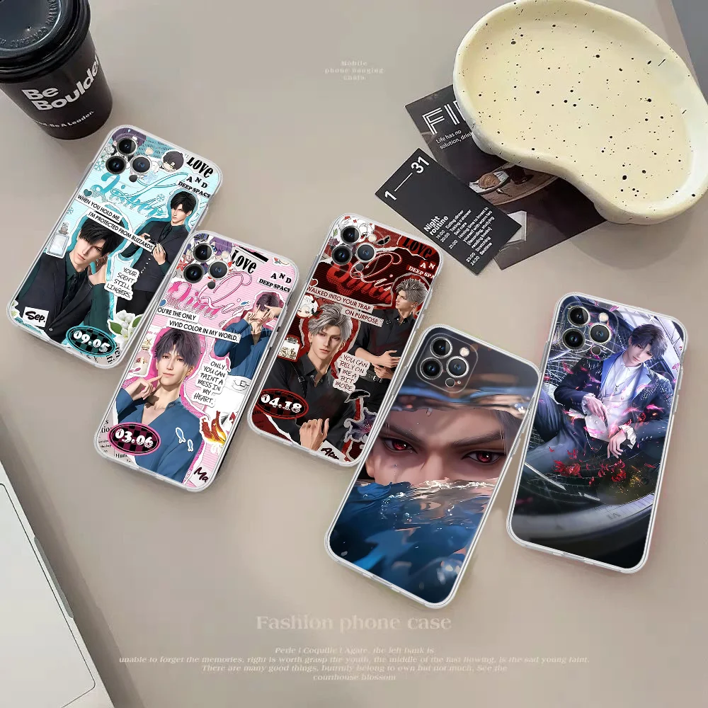 

Love And Deep Space Cartoon Phone Case For IPhone 16 15 14 13 12 Mini 11 Pro XS Max X XR SE 6 7 8 Plus Soft Silicone Cover