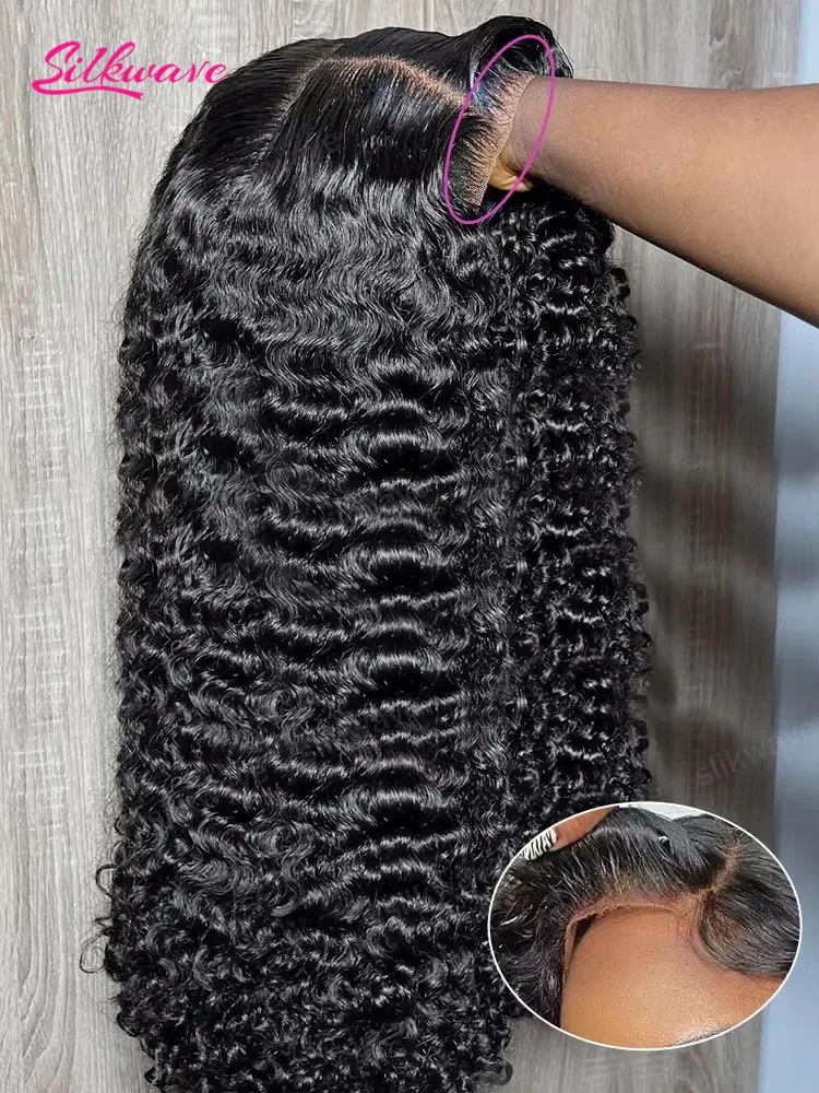 

30-дюймовый парик из натуральных волос без клея, невидимый на шее, 30-дюймовый кудрявый парик с прозрачным кружевом 13x6 HD, парик из натуральных волос с глубокими волнами