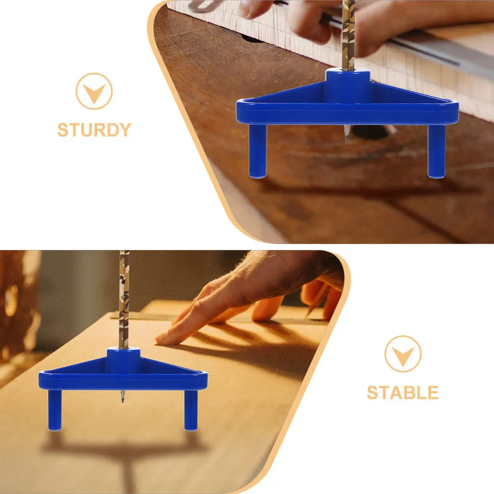 2 pçs medidor de marcação precisão carpintaria centro localizador plástico scribe ferramenta centralização linha marcador ferramenta marcação calibre