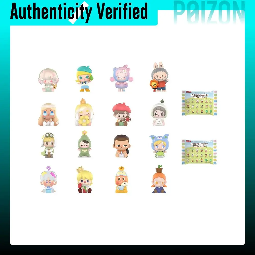 POP MART Skullpanda Molly Sweet Bean Let's Go Outing Collection Doll Shopping Bag Included Mystery Boxes PPMT-2505-0013