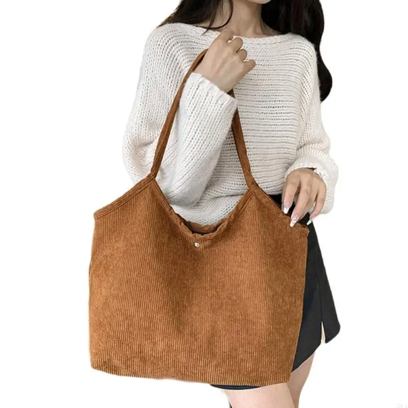 

Korean Tote Bag Shoulder Handbag Large Capacity for Work School and Travel 20CA