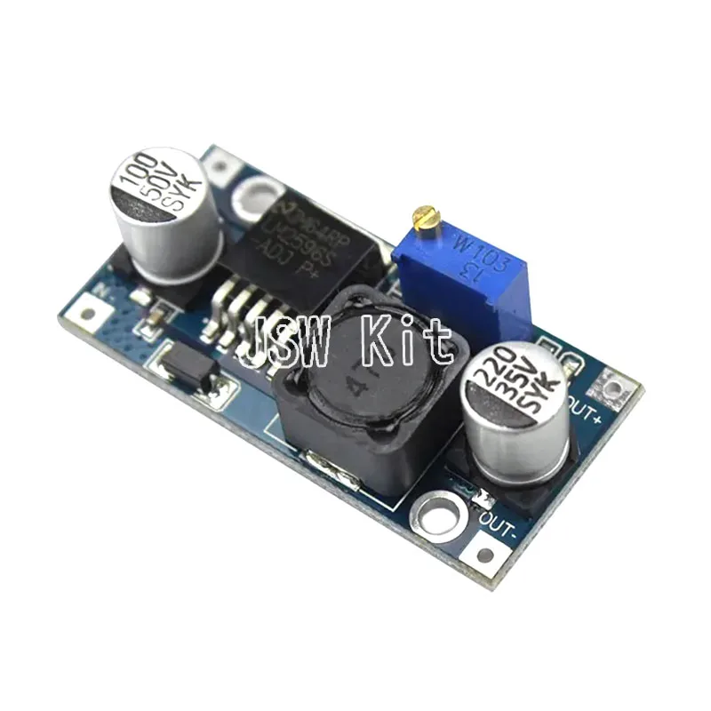 LM2596 DC-DC Step-down Power Supply Module 3A Adjustable Step-down Module LM2596S Voltage Regulator 24V 12V 5V 3V