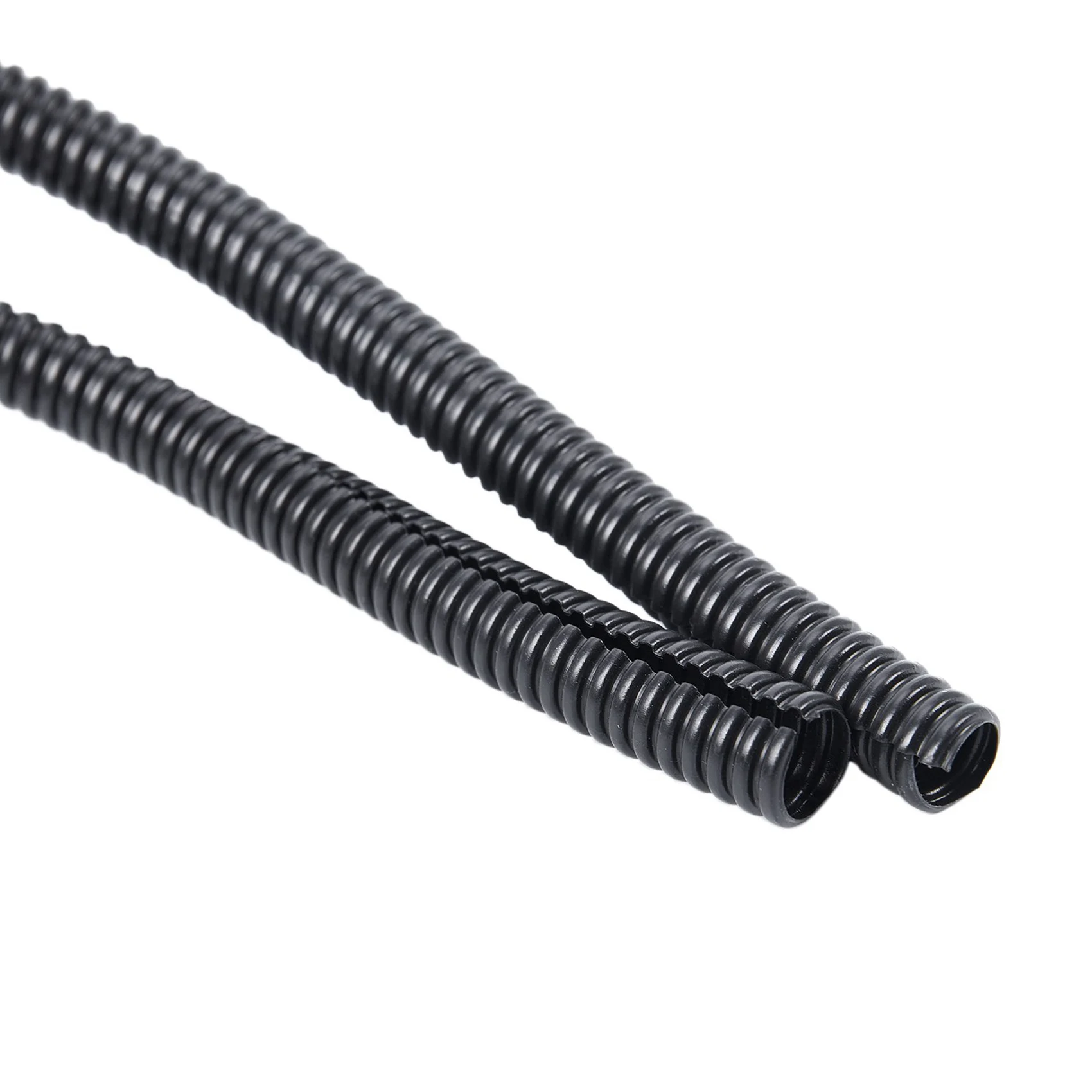 DT39 3 Pack 20 Ft Split Wire Loom Conduit Polyethylene Tubing Black 10mm ID Bellows