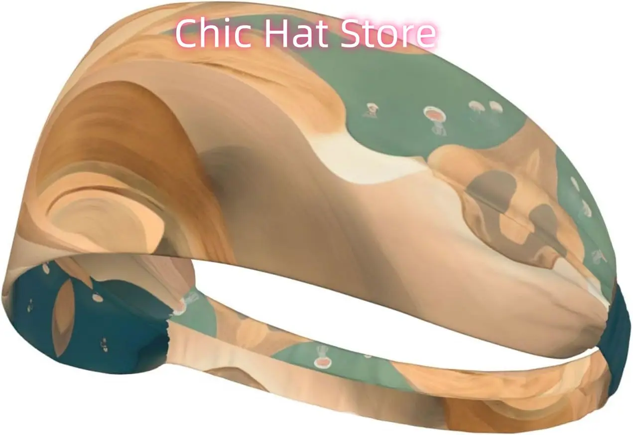 

Dunhuang Mystery Elastic Exercise Headband, Fitness Exercise Yoga Cycling Headband, Outdoor Sports Elastic Sweat-Absorbing Headb