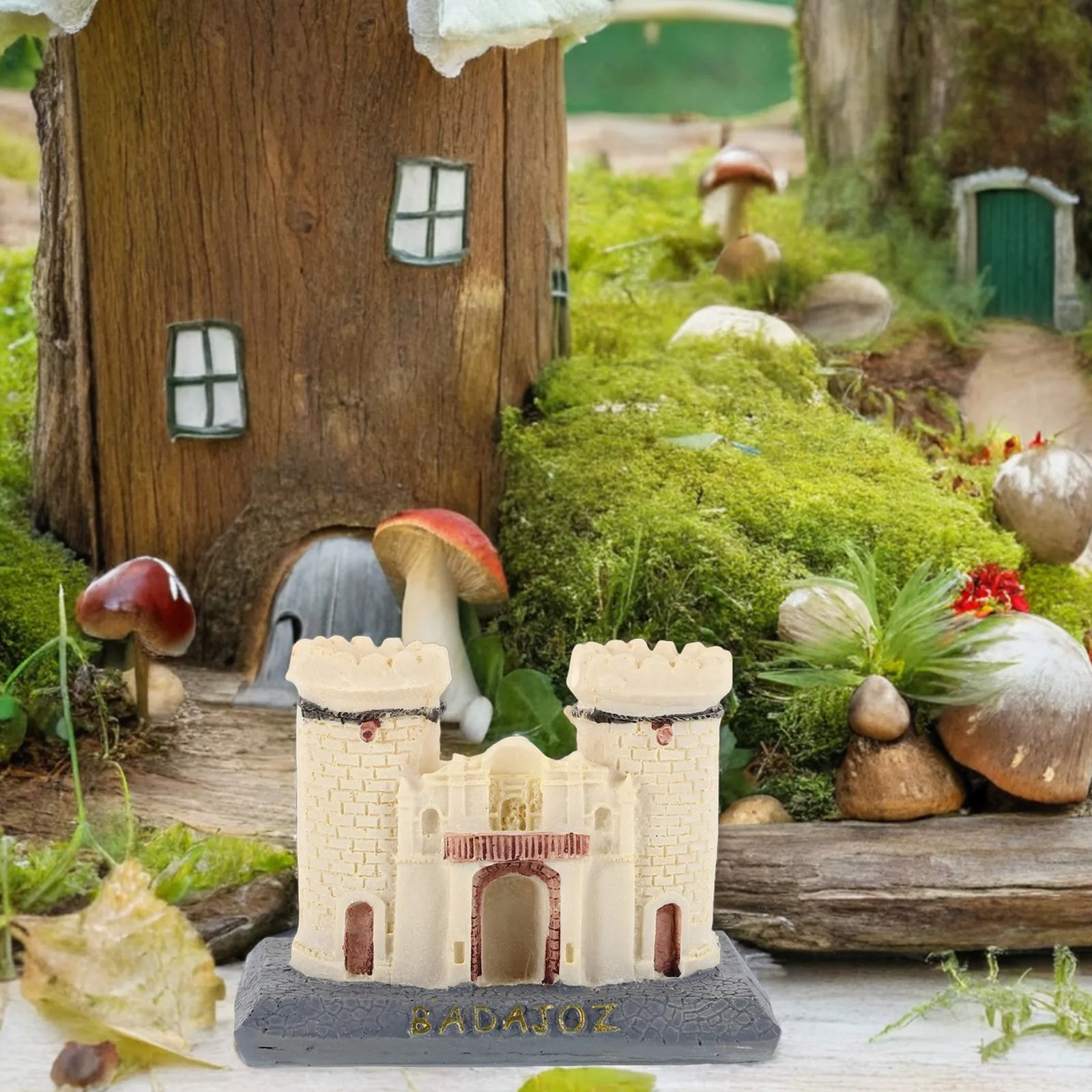 

Badajoz Ornaments Dollhouse Outdoor Accessories Micro Landscape Miniature Fairy Figurine Resin Scene Garden