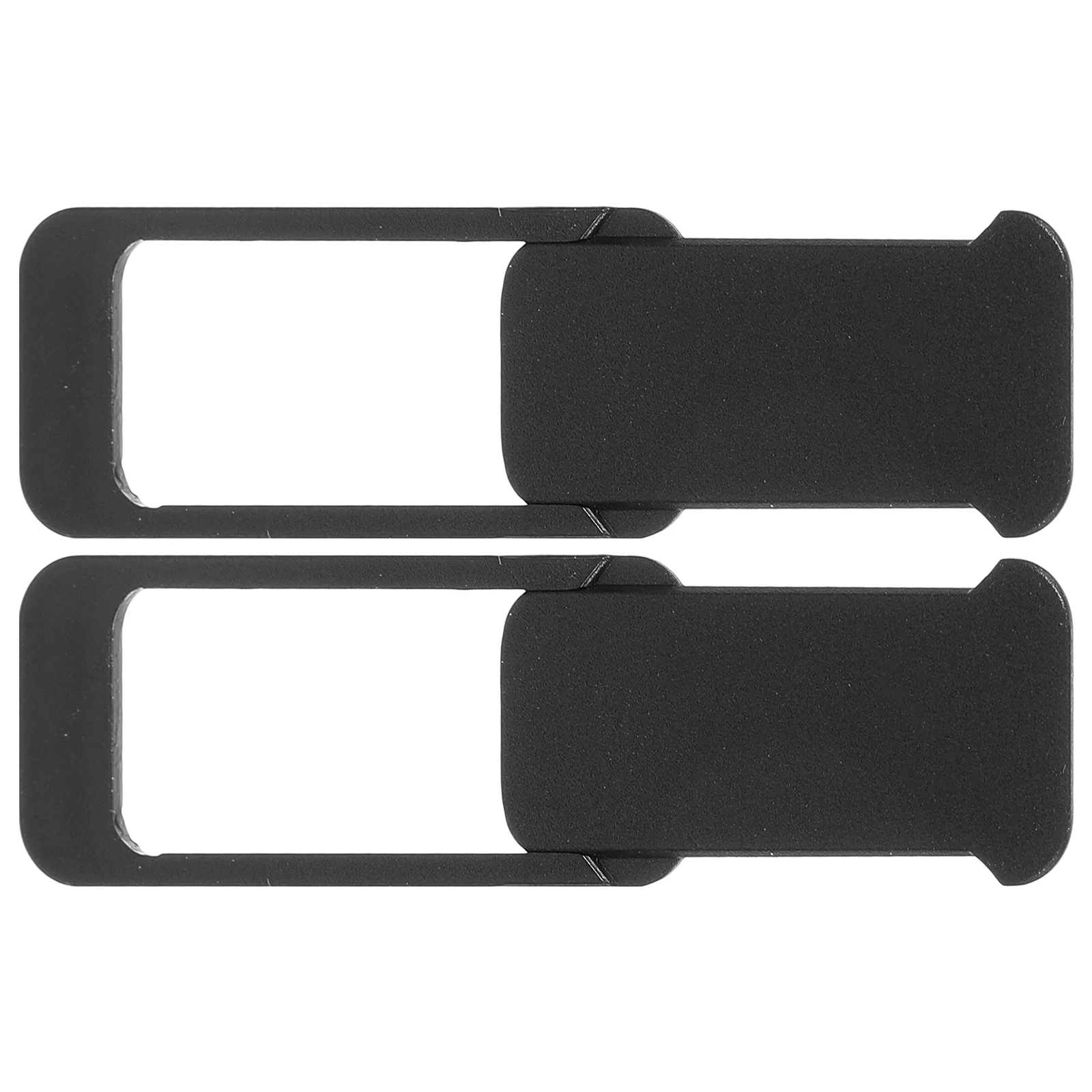 

2 Pcs Lens Privacy Cover for Laptop Slide Black Square Webcam Protector Dustproof Accessory