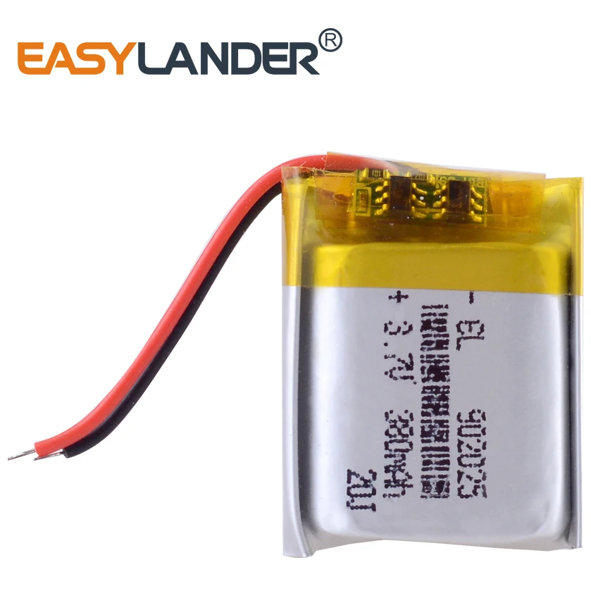 3.7V 380mAh 902025 Rechargeable Lithium Li-ion Li Polymer Battery For tablet pc BANK GPS mp3 player Dvr Headphone