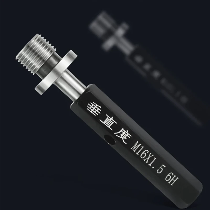 Perpendicularity plug gauge thread verticality gauge depth positioning go-no gauge thread verticality gauge concentricity tester