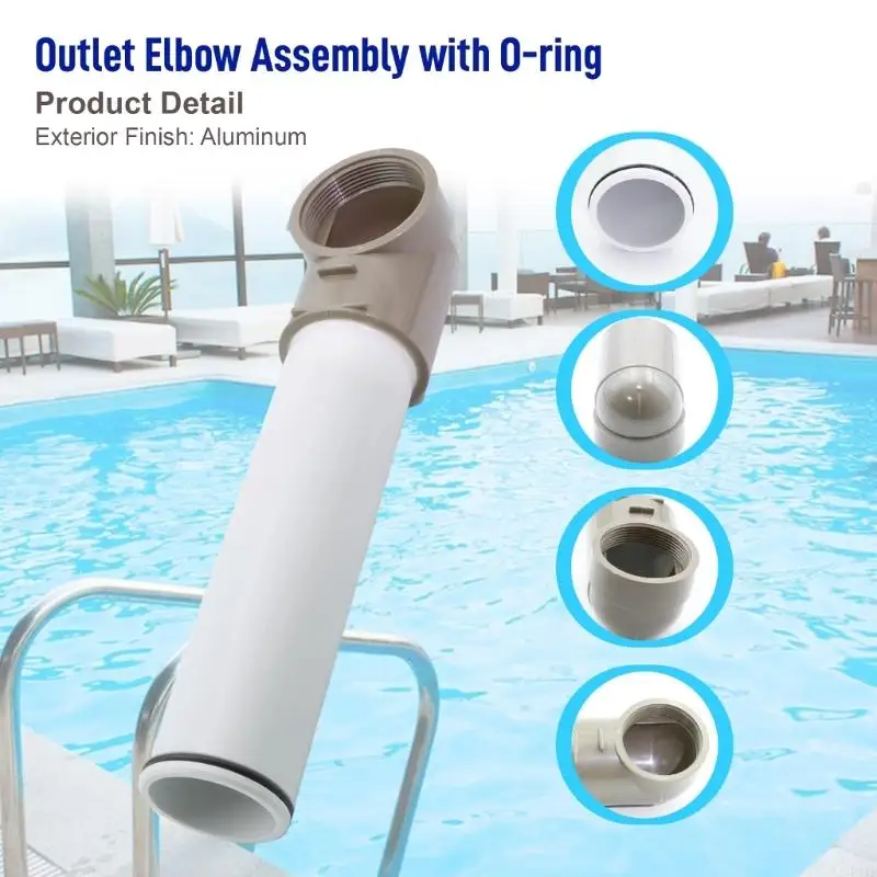 Replacement Outlet Elbow Assembly DEX4820EA O Rings for Vertical Filter Part P31B