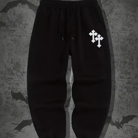 Harajuku hip-hop pants Printed Pattern Slim Men Y2K Gothic Leisure Fashion Sports Street Wear Couple Sweatpants