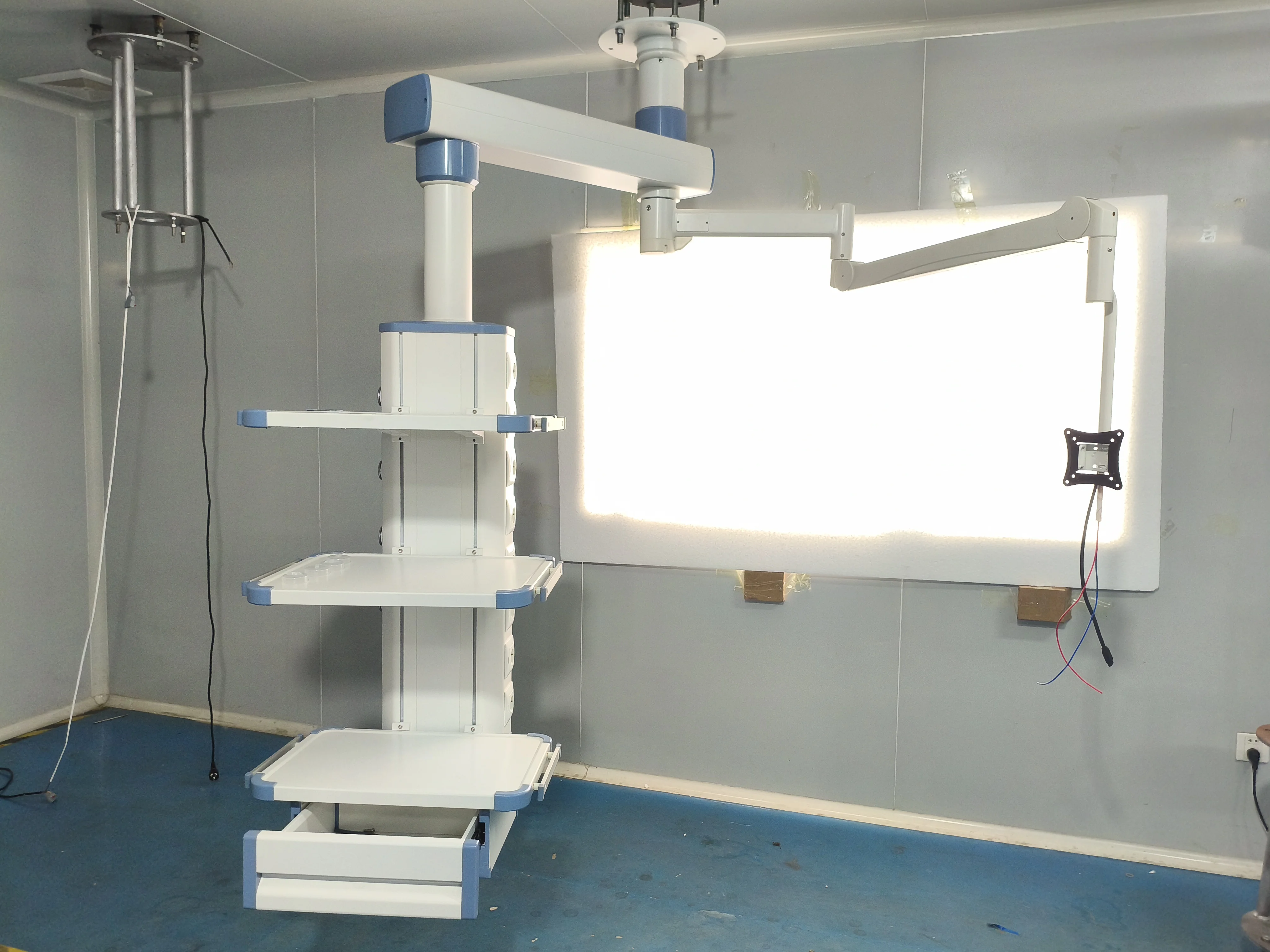 Medical Ceiling Pendant with Gas Outlets and Power Supply Surgical ICU Ceiling Pendant for Operating Room Hospital