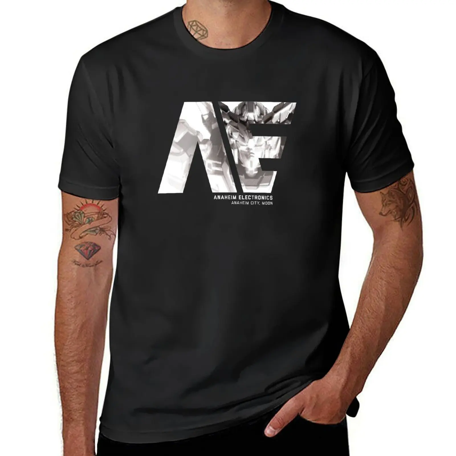 

Anaheim Electronics T-Shirt vintage summer tops blacks tshirts for men