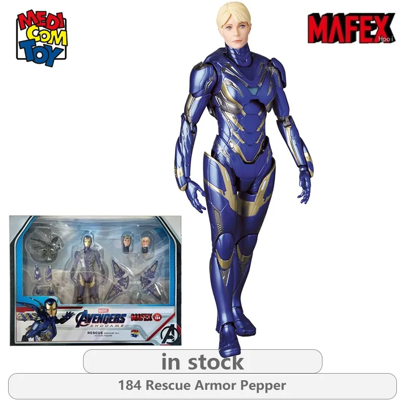 Medicom Speelgoed Originele MAFEX Avengers: Endgame Serie 195 Iron Man 85 Gepantserde Battle Damage Edition Anime Action Figure Model Speelgoed