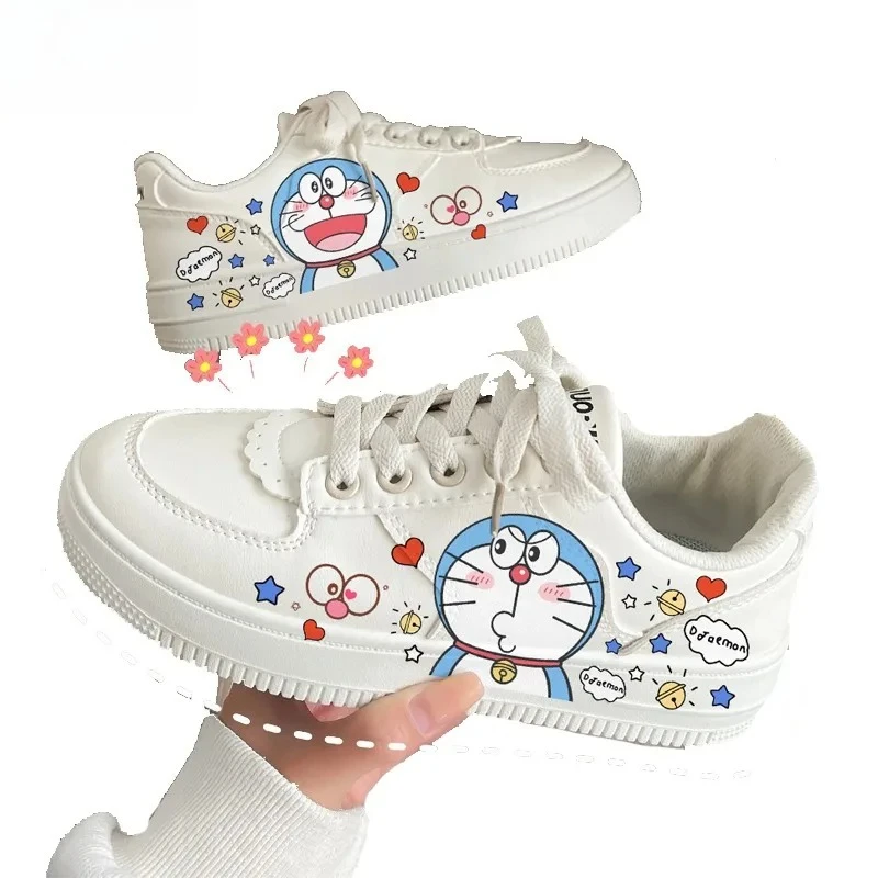 

Anime Doraemons Sneakers Cartoon Cosplay Casual Shoes Non-slip Soft Bottom Sports Shoes Kawaii Skate Shoes Birthday Gift