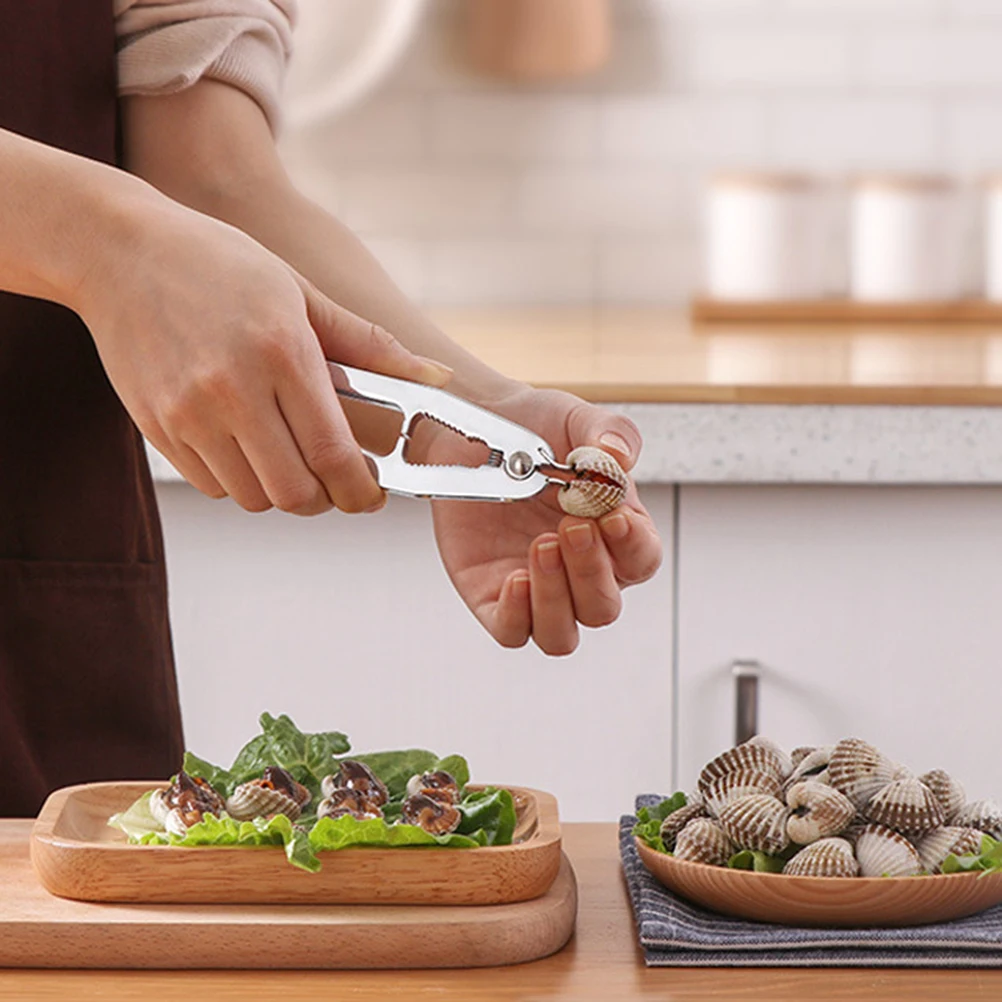 

High Material Clam Pliers Easy Clean Professional Safe Opening Tool for Home Hotel Restaurant Gift Cooking