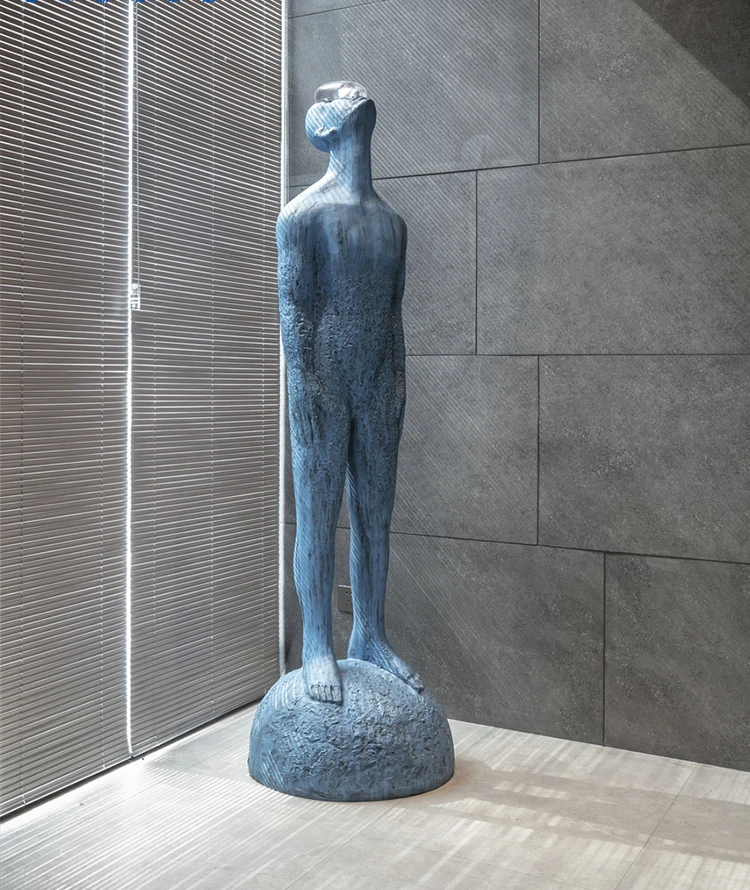 Abstract Sculpture Ornament Sales Office Hotel Living Room Entrance Modern Floor Figure Creative Decorative Art Customization