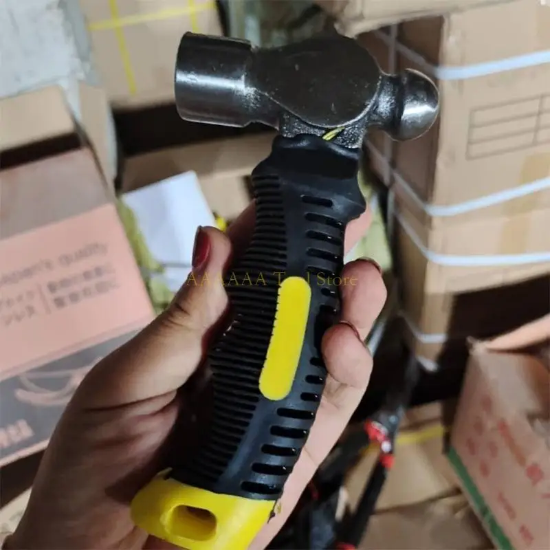 

A2BE Safety Hammer Round for Head Hardware Tools for Auto Work Carpentry Exquisite